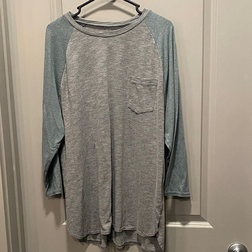 Vintage Mossimo Long Sleeve XXL Raglan Tee